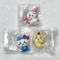 ちいかわ×サンリオキャラクターズ なりきりフィギュア ちいかわ ハチワレ うさぎ