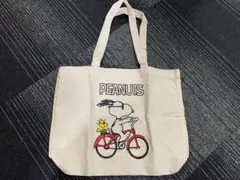 極美品　スヌーピー　キャンバス　トートバッグ　ピーナッツ