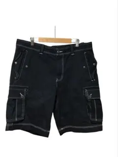 トミーヒルフィガー　Tommy Hilfiger　ブラック　ショートカーゴパンツのサムネイル
