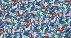 WONDER print 鳥柄 ファブリック 生地　約幅90長さ3m50cm