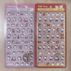 【正規品】ボンボンドロップ シール サンリオ キティ 赤 ピンク ミニ