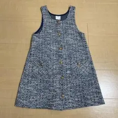 ZARA ツイードジャンパースカート
