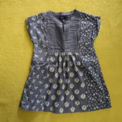 ベイビーGAP　花柄　ノースリ　ブラウス　95