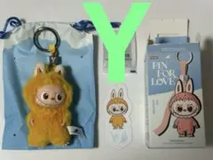 LABUBU PINFORLOVE ぬいぐるみペンダント【Y】ラブブ正規品