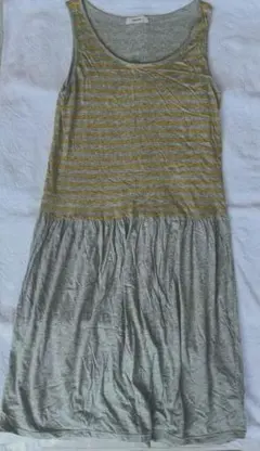 niko and ...綿100 ノースリーブストライプワンピース