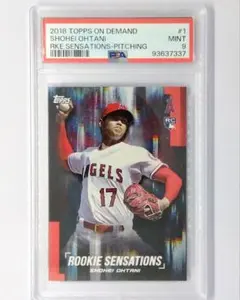 大谷翔平 2018 Topps Rookie Sensations PSA 9