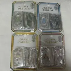 【当日発送】GLASS PARLOR クリアステッカーセット 4パック