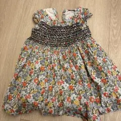 Bonpoint 花柄 ワンピース 4A