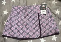 未使用タグ付きellesse WARM チェック柄オーバースカート Mサイズ