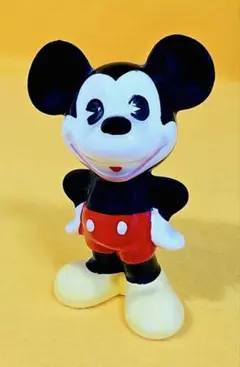 1983年製TDLミッキーマウス東京ディズニーランド開園当時陶器フィギュア値札付