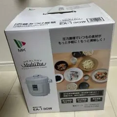 エムケー精工 電気圧力鍋 3L ヘルシーマルチポット ホワイト EA-130Wのサムネイル