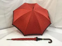 日本製　クリントジャンプ傘　レッド