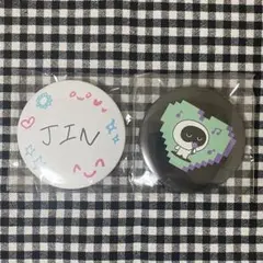 BTS ジン RUNSEOKJIN in JAPAN 缶バッジ