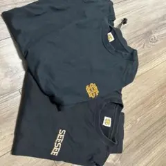 SEESEE ブラック ロゴ入り Tシャツ 2枚セット