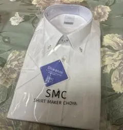 SMC 半袖シャツ　ホワイト系　CHOYA 41 サイズ M 〜 Lのサムネイル