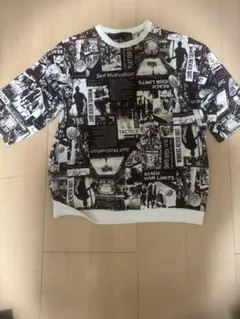 abtech モノクロフォトプリント Tシャツ