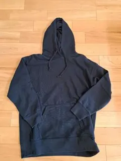 ユニクロ M 黒 スウェットパーカー　コットン