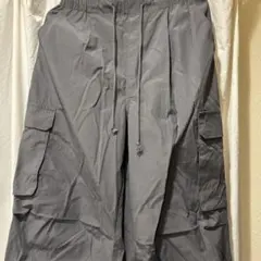 GU グレー カーゴパンツ