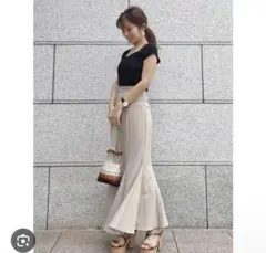 マーキュリーデュオ　ストレッチツイルマーメイドフレアスカート