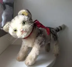 Steiff シュタイフ アンティーク 黒猫Tomcat 22cm ボタン付レア - メルカリ