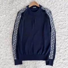 美品　ディオールオム　セーター　オブリーク　ネイビー　Sサイズ