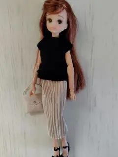 22cmドール服＊398　ハンドメイド　リカちゃん服　３点セット
