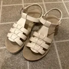 GLOBAL WORK ベージュ ストラップサンダル