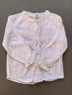 【新品】こども服　ホワイトシャツ　90cm