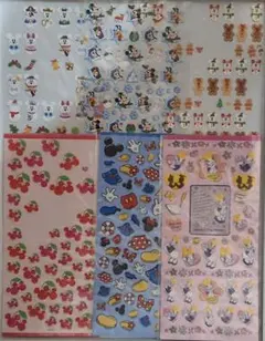 ディズニーリゾートクリスマスファンタジー　シール　ステッカーまとめ