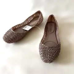 タグ付き Melissa + Campana フラットシューズ ピンクベージュのサムネイル