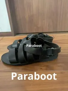 Paraboot ブラックストラップサンダルのサムネイル