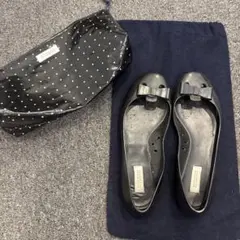 MACKINTOSH PHILOSOPHY ブラックバレエシューズ　23