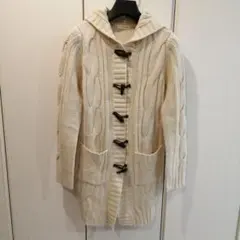 ダッフルコートニット