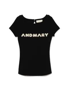 【新品未使用】andmary Mary logo tops black andmary Mary logo tops black - メルカリ