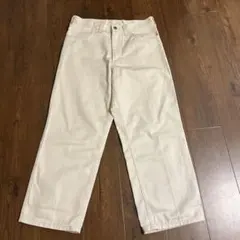 UNUSED ベージュ スティッチ パンツ - メルカリ
