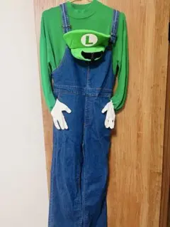 スーパーマリオ　ルイージ　ハロウィン　衣装セット