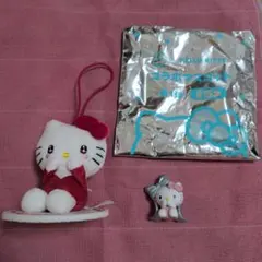 サンリオ ハローキティ スシロー コラボ マスコット おすわり おまけ付き
