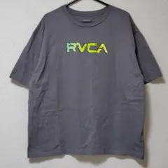RVCA Tシャツ グレー スモーク ダークグレー 灰 半袖 バックプリントのサムネイル