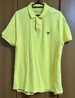 【AMERICAN EAGLE】 イエローポロシャツ Mのサムネイル