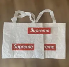 Supreme ショップ袋 小2枚セット ステッカー付きのサムネイル