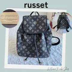美品》ラシット　リュックサック PVC 革 モノグラム パンチング　russetのサムネイル
