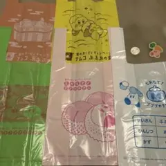 ナムコ　ショッパー　カービィ　５枚　カービィシール　ファイアフラワーコイン