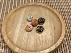 ミニチュアドーナツ 5個セット 1/12サイズ ハンドメイド フェイクフード