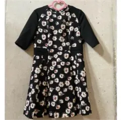 ★ZARA★ザラ 花柄 ブラック 黒 ワンピース フラワー