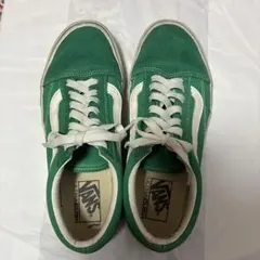 VANS オールドスクール グリーン 24.5のサムネイル