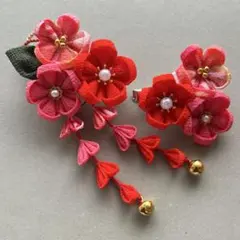 【337】つまみ細工　七五三　髪飾り　浴衣着物　和装