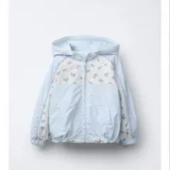 ZARA ベビー 新品 フローラルボンバーテクニカルジャケット 92花柄パーカー