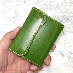 【総手縫い】ミニ財布 レザー 三つ折り財布 レディース コンパクト財布 メンズ