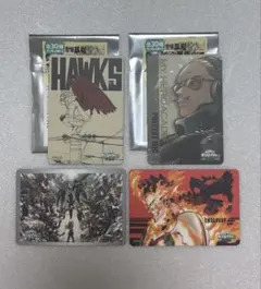 ヒロアカ　マグネットステッカーコレクション　ホークスなど4枚セット