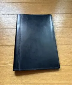 【極美品】TRIM TOKYO モレスキンカバー ラージ用 コードバン [黒] トリムトウキョウ モレスキンポケットサイズ用カバー革 コードバン